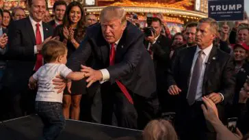 President Donald Trump Saves Toddler, Lands Biden Zinger