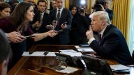 Trump Shushes CNN's Kristen Holmes as White House Goes After Her Children