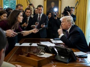 Trump Shushes CNN's Kristen Holmes as White House Goes After Her Children