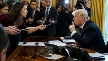 Trump Shushes CNN's Kristen Holmes as White House Goes After Her Children