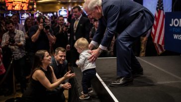President Donald Trump Swiftly Snatches Toddler From Stage Edge