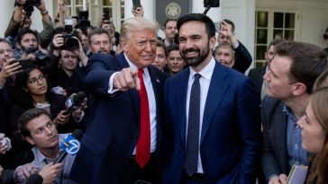 President Trump Rips Media at Gracie Mansion With Mayor Mamdani