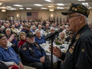 Vietnam Vet at 450‑Strong Luncheon Hails President Trump as Gift From God