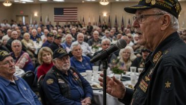 Vietnam Vet at 450‑Strong Luncheon Hails President Trump as Gift From God