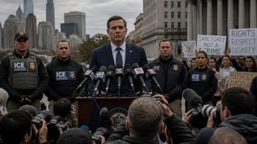 Mullin Declares Victory: ICE Arrests 2,197 in NY, Slams Sanctuary