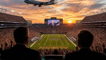 President Donald Trump Cheered by 100,000 at Neyland Stadium