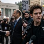 Miliband Iran Handshake and Adam Brody Genocide Claim Backlash