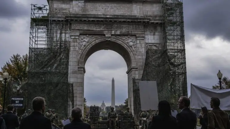 Trump to Convert D.C. Triumphal Arch Into Military Drone Hub