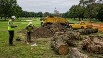 President Trump Faces Lawsuit Over East Potomac Soil