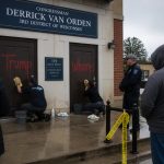 Senator Susan Collins Office Spray-Painted With Trump and Whore