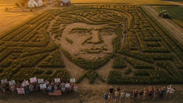 Evansville Farm Under Fire for Charlie Kirk Corn Maze, Calls It Free Speech