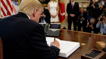 President Donald Trump Signs Stopgap Funding to Avert Shutdown