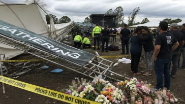 Pastor Killed by Collapsing Sign at Big Church Festival