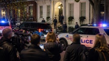 Capitol Police Outside Senator Mitch McConnell's Home Spark Alarm