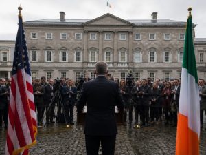 President Trump Backs Irish Reunification, Says He'll Get It Moving