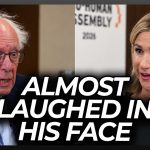 Watch Bernie’s Face When His Idiocy Is Exposed on Camera