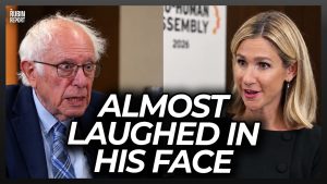 Watch Bernie’s Face When His Idiocy Is Exposed on Camera