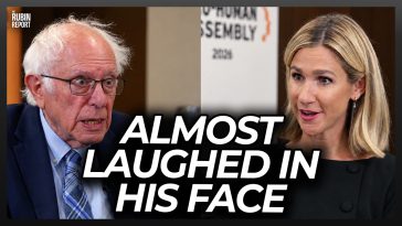 Watch Bernie’s Face When His Idiocy Is Exposed on Camera
