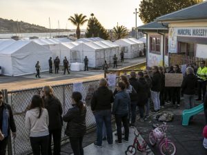 Ceuta Parents Furious as 900-Person Migrant Camp Rises by Nursery
