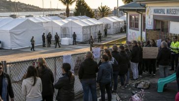 Ceuta Parents Furious as 900-Person Migrant Camp Rises by Nursery