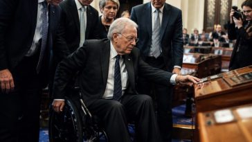 Senator Mitch McConnell Returns in Wheelchair, GOP Demands Answers