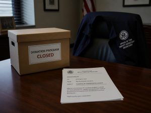 Commissioner Rodney S. Scott Pulls Plug on Migrant Donation Program