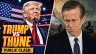 Alert: Trump put John Thune on the spot at the convention, and then came the question