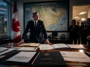 Carney says Canada prepared for US invasion, critics call stunt