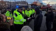 Hampshire Police Use New Mask Ban After Portsmouth Migrant Landing