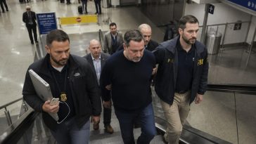 Surveillance Clip Captures Former Rep. Eric Swalwell Led Away by FBI