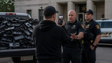 Albuquerque Man Delivers Dismantled Flock Cameras, Arrested