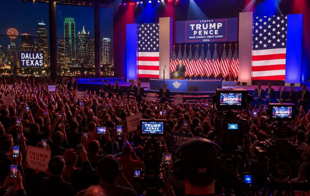 Trump Headlines RNC Primetime in Dallas as VP JD Vance Keynotes
