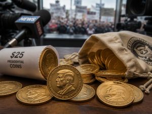 U.S. Mint Puts Trump $1 Coin on Sale, Left Erupts