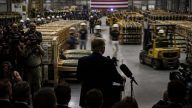 President Donald Trump slams munitions reports, vows ammo surge