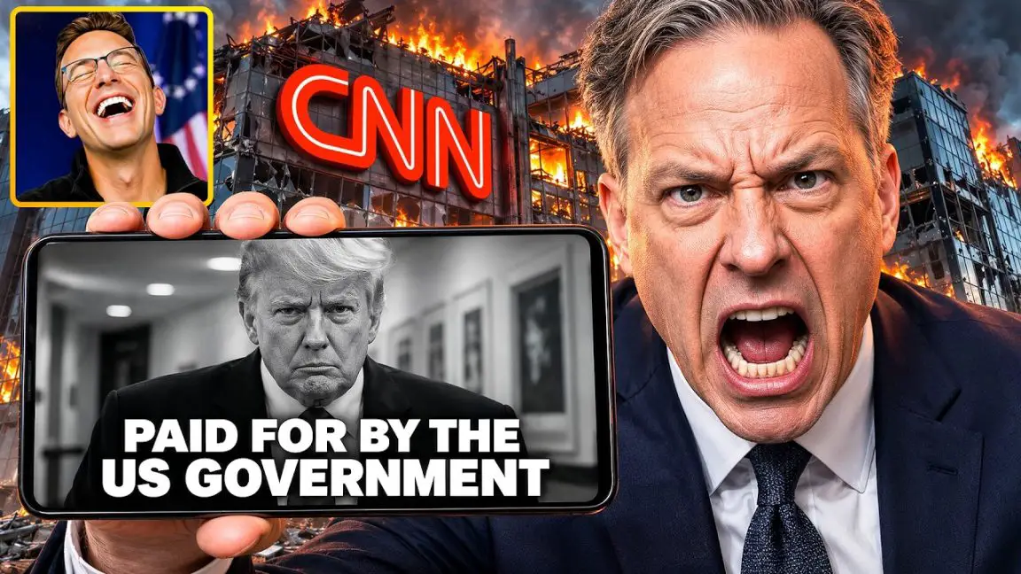 CNN Anchor Has Psychotic BREAKDOWN As Trump Runs INSANE Ad LIVE On CNN…And White House Paid For it 🤣
