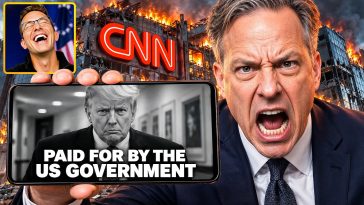 CNN Anchor Has Psychotic BREAKDOWN As Trump Runs INSANE Ad LIVE On CNN…And White House Paid For it 🤣