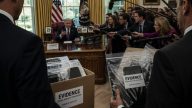 Trump Says Representative Ilhan Omar Could Go to Jail After FBI Search