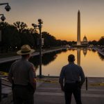 President Donald Trump Vows Jail for Reflecting Pool Vandals