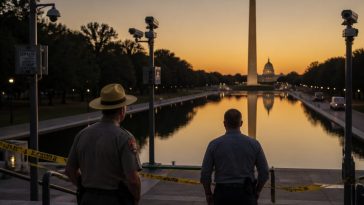 President Donald Trump Vows Jail for Reflecting Pool Vandals