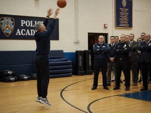 Mayor Mamdani Treats NYPD Academy as His Personal Basketball Court