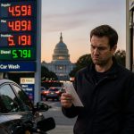 Gas Spike Sends Inflation Up; Fed Faces Squeeze, Washington to Blame