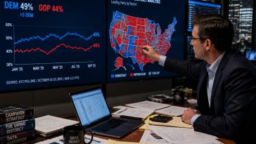 CBS Poll Shows Blue Lead — Red Undertow Could Save GOP