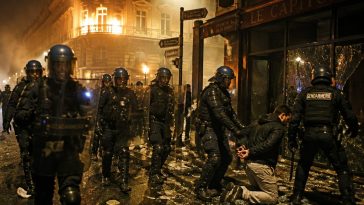 Macron Scrambles as CRS 8 Battles Looters and Arson in Paris