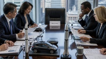 Musk Backs Tesla and SpaceX Merger Idea, But Recused