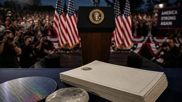 Trump Announces $1.5B Pentagon Chip Boost — Paperwork Still Missing