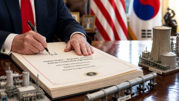 Trump Signs $200B Korea Energy Deal: Reactors, Alaska LNG