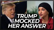 Trump’s Perfect Reaction to Ilhan Omar’s Answer to Marrying Brother Question