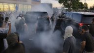 Salem Mob Batters ICE SUV, Agents Use Tear Gas to Escape