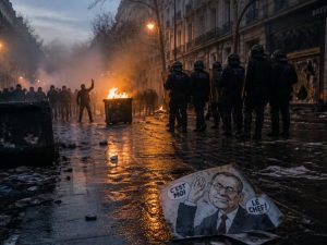 Babylon Bee gag reveals Macron's chaos as France riots spiral